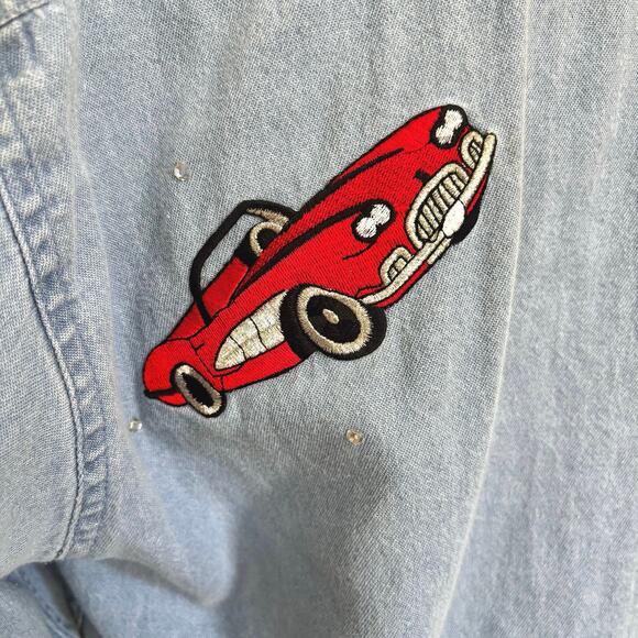 Las Olas Vintage Racing Car Shirt Set Size M/L - Picture 9 of 11